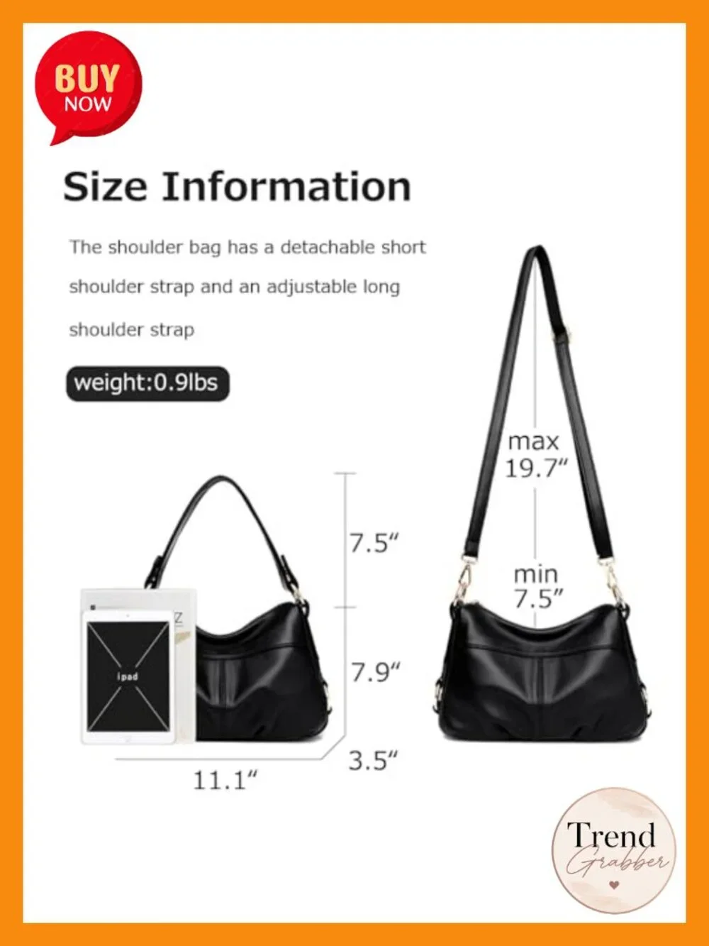 Hobo Bags for Women PU Leather Crossbody Purses Trendy Shoulder Tote Satchel